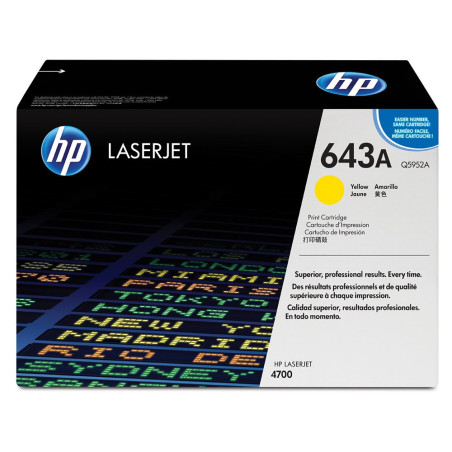 Toner HP 643A Amarelo - Q5952A