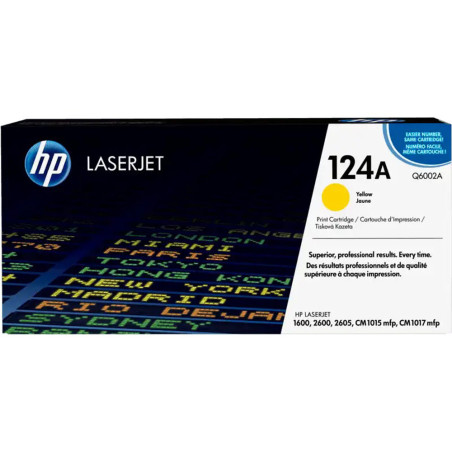 Toner HP 124A Amarelo - Q6002A