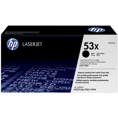 Toner HP Q7553X (53X) Preto LaserJet - 7.000 páginas