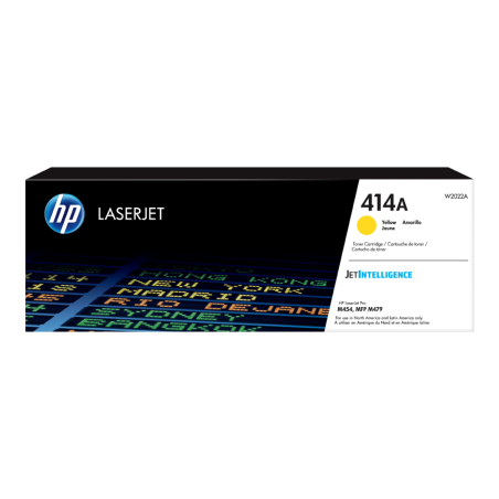 Toner HP 414A Amarelo (W2022A) original com JetIntelligence