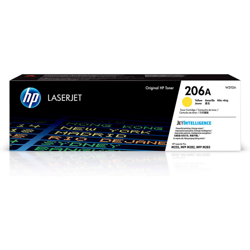 Toner HP 206A Amarelo - W2112A