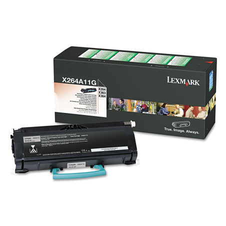 TONER LEXMARK X264A11G BLACK - X264A11G