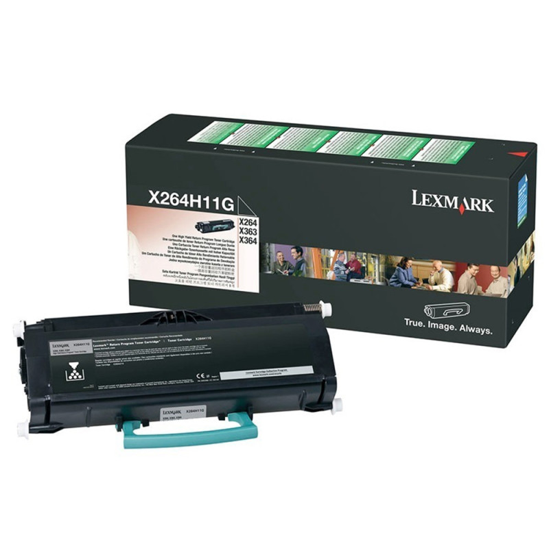 TONER LEXMARK X264H11G BLACK X264H11G