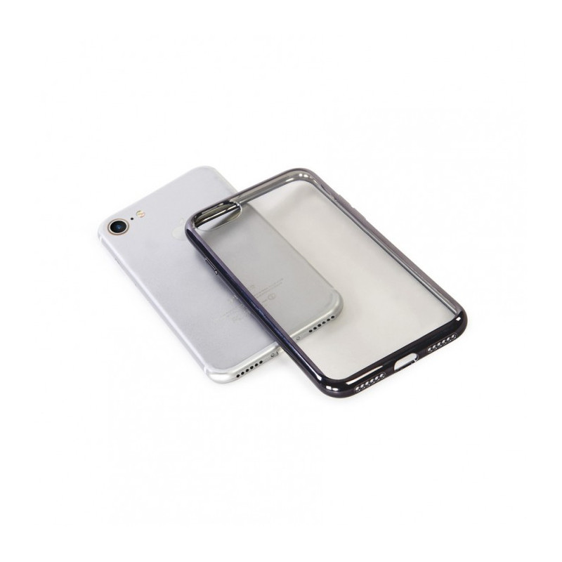 Case Tucano iPhone 7/8 Elektro Flex Preto Transparente IPH74EF-BK