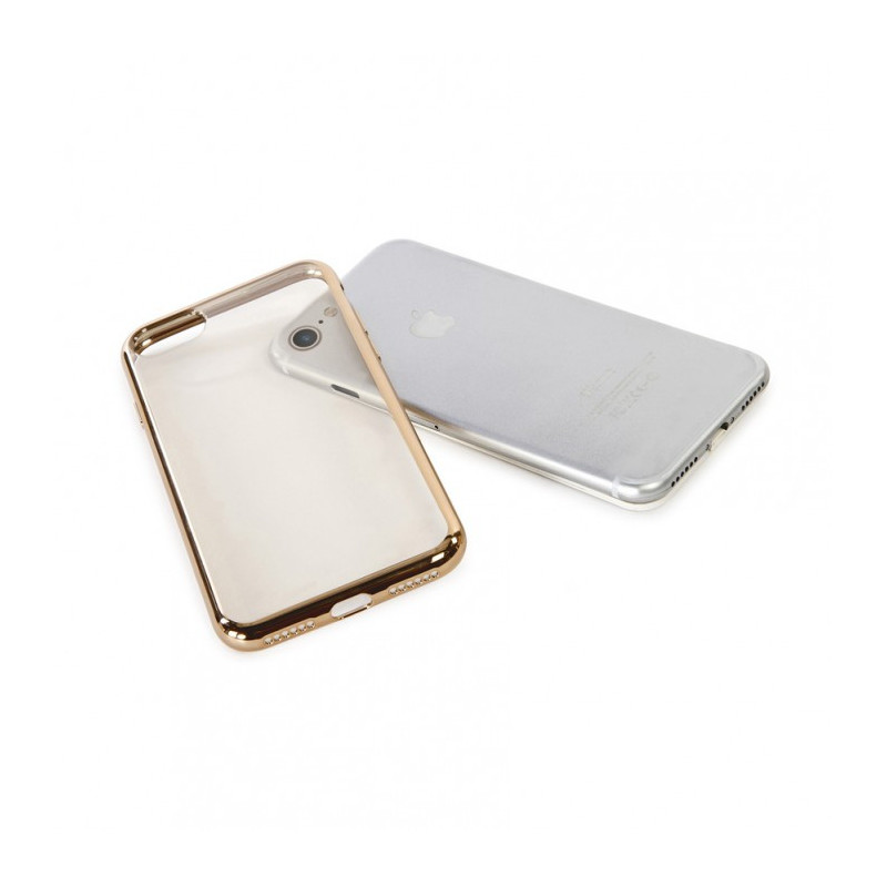 Case Tucano iPhone 7/8 Elektro Flex Dourado Transparente IPH74EF-GL