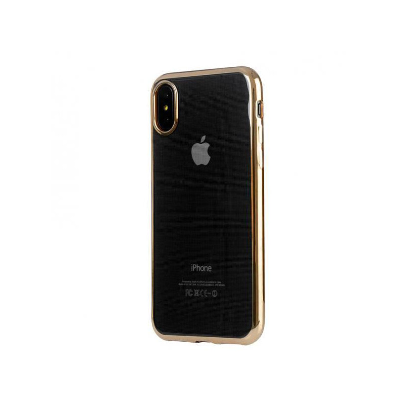 Case Tucano iPhone X/XS Elektro Flex Dourado Transparente IPHXEF-GL