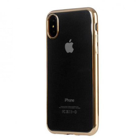 Case Tucano iPhone X/XS Elektro Flex Dourado Transparente IPHXEF-GL