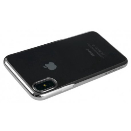 Case Tucano iPhone X/XS Elektro Flex Prata Transparente IPHXEF-SL