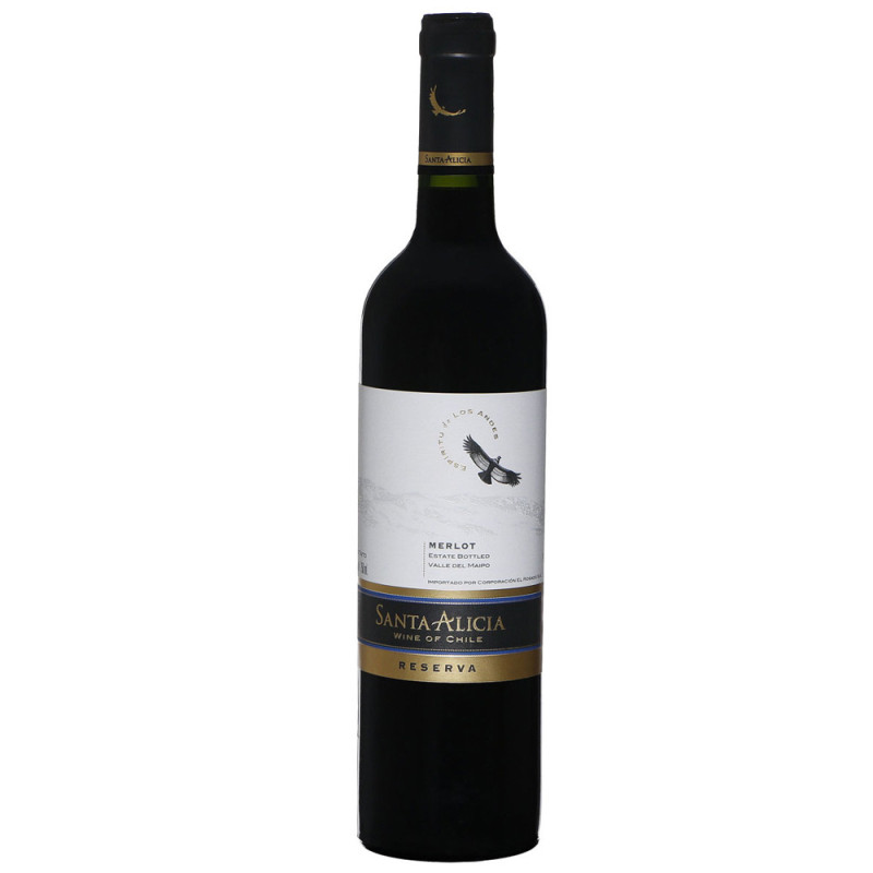 Santa Alicia Reserva Merlot 750ml - Chile - 14% vol