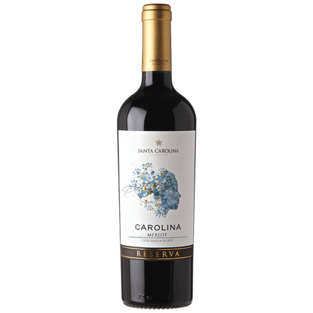 Vino Santa Carolina Merlot Reserva 750ML - Chile Importado