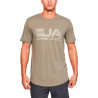 Camiseta UNDER ARMOUR Masculino 1329617-221 SM Drop Hem-Brn