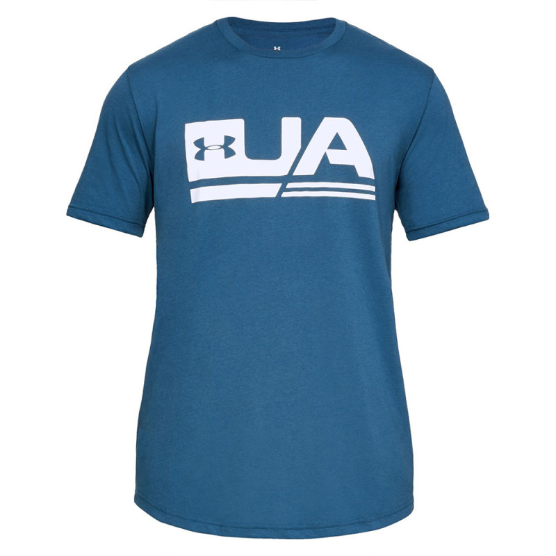 Camiseta UNDER ARMOUR Masculino 1329617-437 SM Drop Hem-Blue
