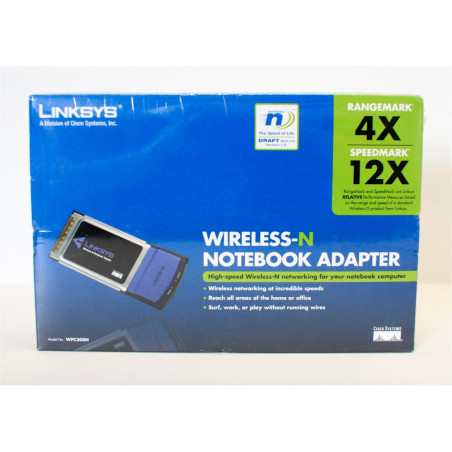 Adaptador de Rede para Notebook Linksys WPC300N Wireless 300 MBPS