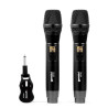 Microfone Sem fio gemini GMU-M200 512MHz - Preto