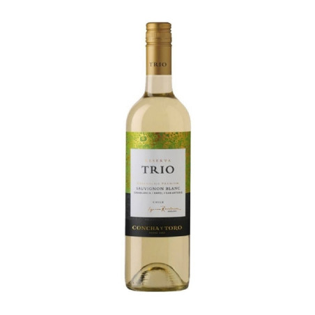 Vino Trio Sauvignon Blanc 750ML - Blanco fresco y vibrante