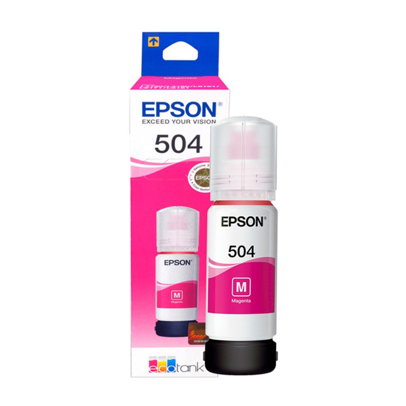 Frasco de Tinta Epson T504320-AL 70ML - Magenta