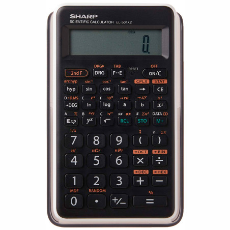 Sharp EL-501X2BWH - Calculadora Científica 146 Funções