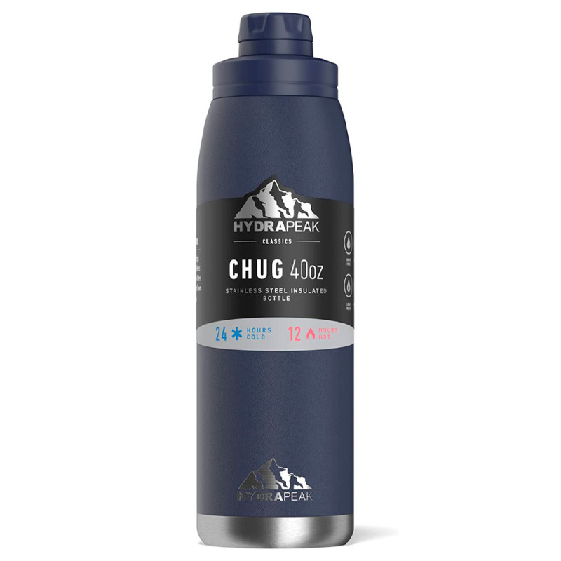 Botella Térmica Hydrapeak Chug 1.2L - Navy - Acero inoxidable