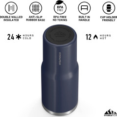 Vaso Térmico Hydrapeak HP-NOMAD-32 946ML - Navy, con tapa