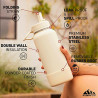 Botella Térmica Hydrapeak HP-SPORTBOOT-32 946ML - Modern Cream