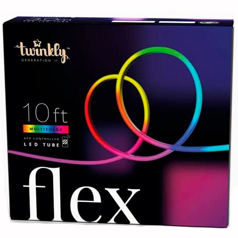 Luzes Twinkly Flex RGB Wi-Fi/Bluetooth/IP20 Bivolt - TWFL300STW-WUS