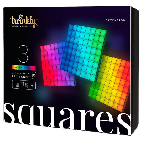 Luzes Twinkly Squares 64 RGB Pixels Wi-Fi/Bluetooth/IP20 USB - TWQ064STW-03-BAD