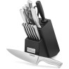 Jogo De Facas  Com Faqueiro Cuisinart  C77SS-15P Inoxidável  Cinza - 15 Peças