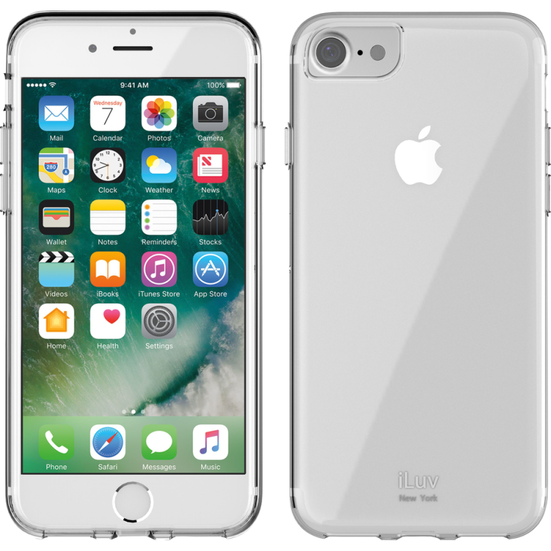 Capa iLuv iPhone 7/8 Vyneer Clear Transparente AI7VYNECL