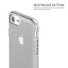 Capa iLuv iPhone 7/8 Metal Forge Prata Transparente - AI7METFSI