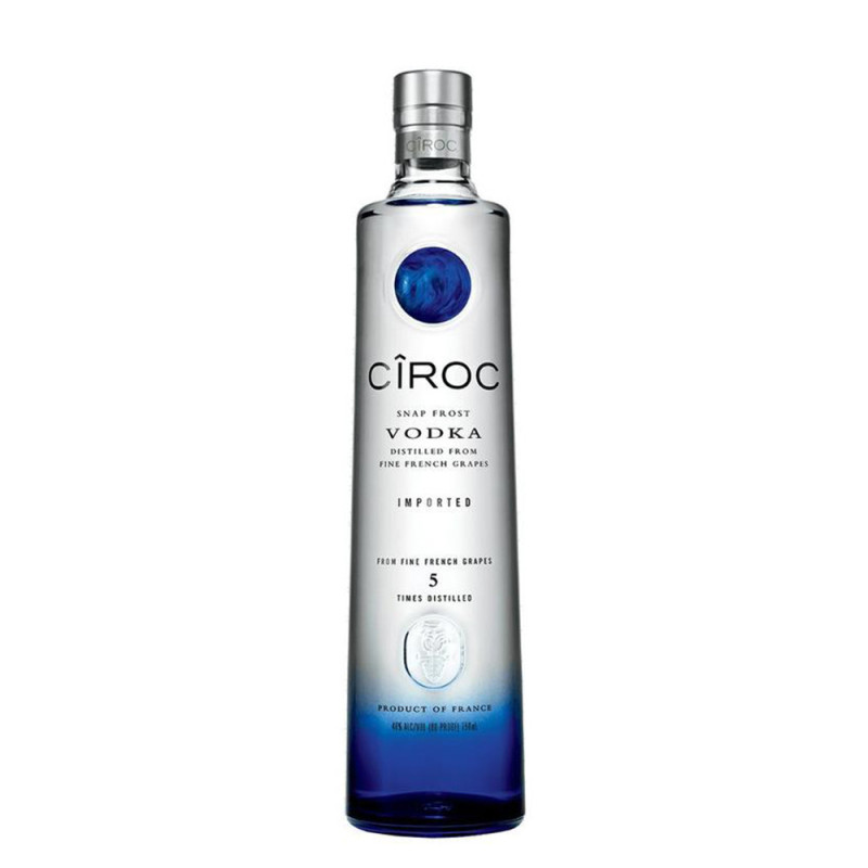 088076161863 Vodka Ciroc 750ML - Premium de uvas francesas Vodka