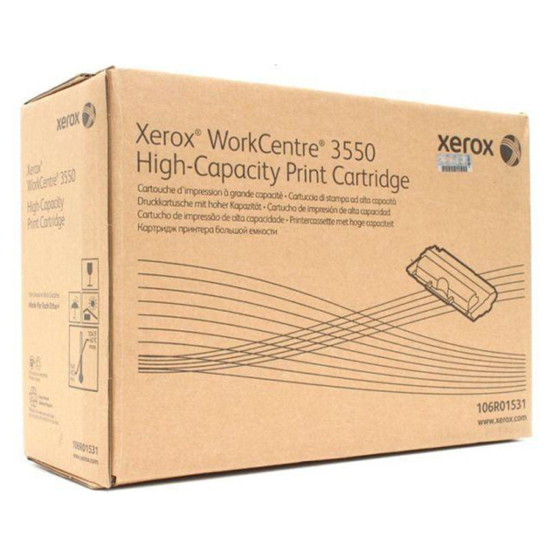 Toner Xerox Preto 106R01531 - Alta Capacidade para WorkCentre