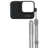 Case de Silicone GoPro com Cordão Ajustável para HERO5/6/7 - Preto ACSST-001