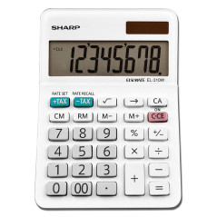 Calculadora Sharp EL-310WB - 8 dígitos, funciones...
