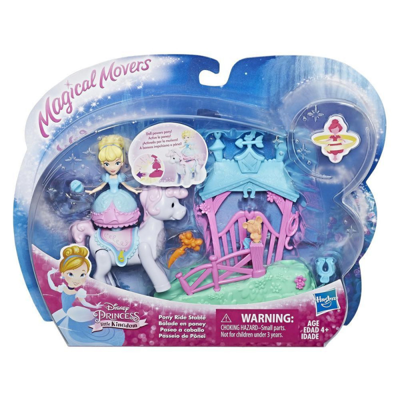 HASBRO DPR E0249 BONECA PONY RIDE STABLE CINDERELLA - E0249