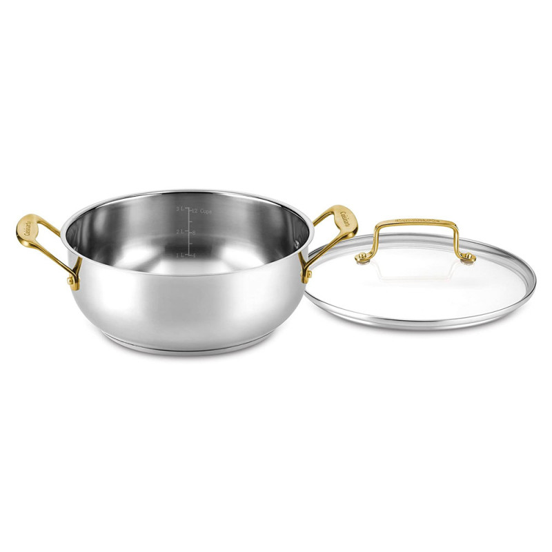 Panela Holandesa Com Tampa Cuisinart C7M44-24GD