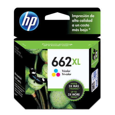 HP 662XL CZ106AL 8ML Color Cartridge - Up to 300 pages
