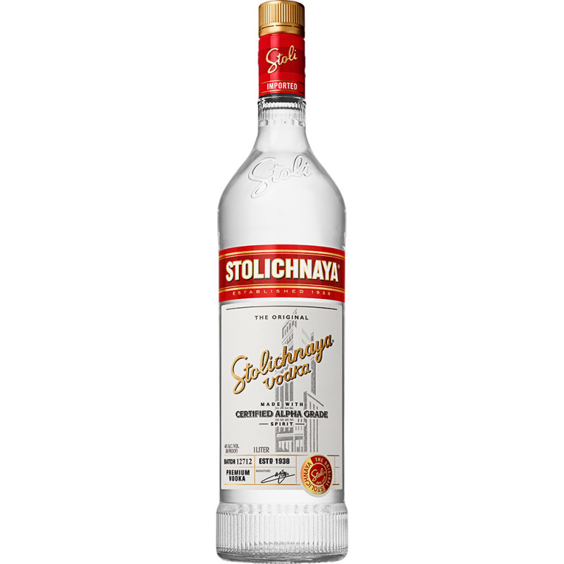 Vodka Stolichnaya 1L S/C - 4750021000164