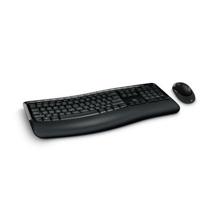 Teclado com Mouse Microsoft Comfort 5050 Wireless Espanhol - Preto PP4-00004