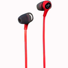 Fone de Ouvido HyperX Cloud Earbuds Mini Jack 3.5 mm - Vermelho HX-HSCEB-RD