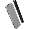 Hub HyperDrive DUO 7-IN-2 USB-C para MacBook – Plata HD28C-SILVER