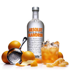 Absolut Vodka Mandarin - tangerine flavored vodka 1 L