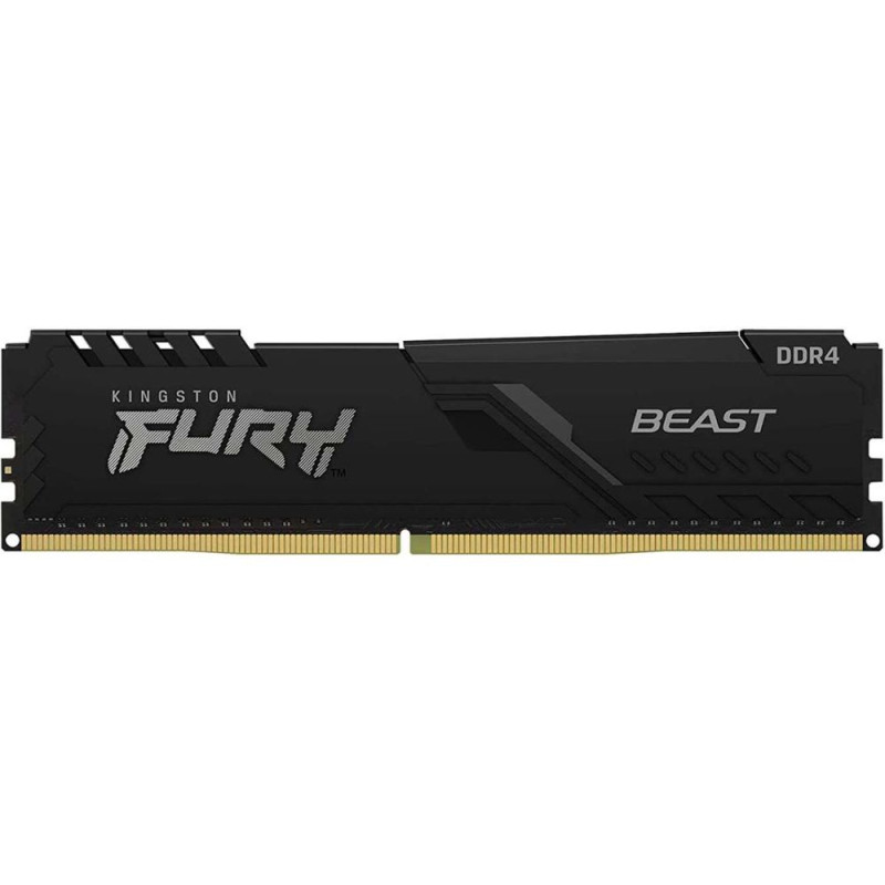 Memoria RAM Kingston DDR4 16 GB 3200MHz Black Fury Beast - KF432C16BB/16