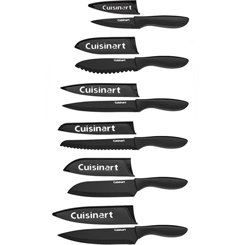 Jogo De Facas Cuisinart C77-12PMB Preto - 12 Peças