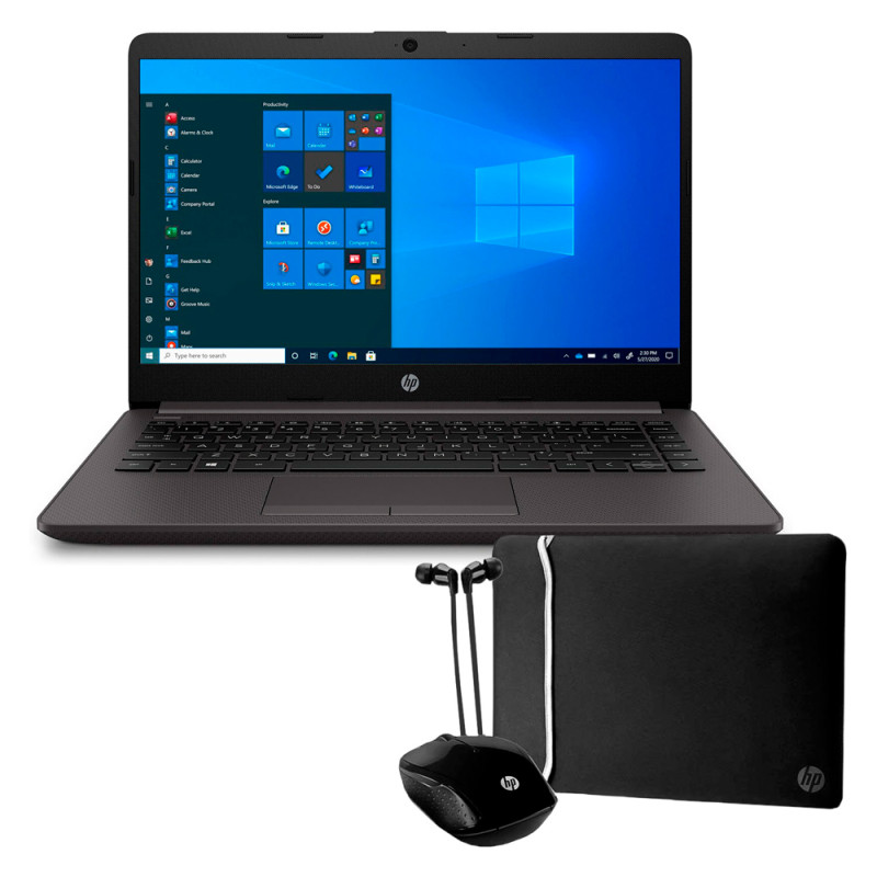 Notebook HP 15-GW0501LA AMD 3020E/4 GB/128 GB SSD/15.6/ Capa + Fone De Ouvido + Mouse/Jet Preto - 4A4S3LA ABM