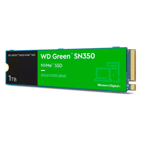 SSD Interno WD SN350 NVME M.2 1 TB Green - WDS100T3G0C