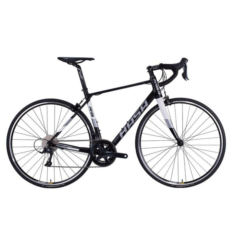 Hasa R-3 Road Bike 700*50CM Black/Turquoise - AL 6061 Frame