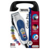 Máquina de Cortar Cabelo Wahl Color Pro 79400-608 20 Peças 120V - Branca/Azul