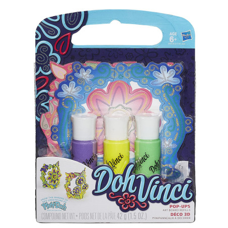 Hasbro Play-Doh Vinci Pop Ups A8325 - Refill 3 Pack