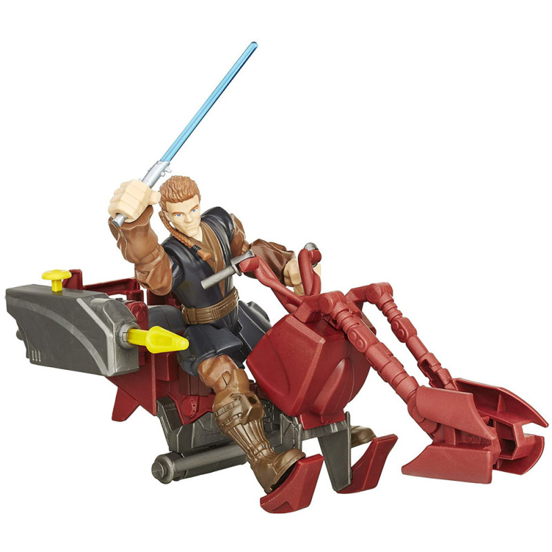 Boneco Hasbro Star Wars B3833 Hero Mashers Jedi Speeder & Anakin Skywalker