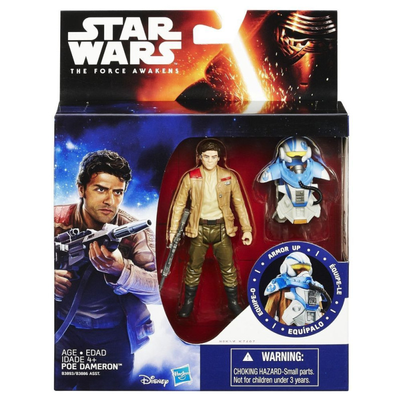 Figura Hasbro Poe Dameron B3893 Armour Up - Star Wars
